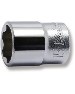KKN3410M-15 image(0) - Ko-ken USA 3410M-15 3/8 Square Drive Socket 15 mm Surface Length 28 mm