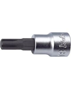 KKN3027-50-M12 image(0) - Ko-ken USA 3027.50-M12 3/8 Square Drive Bit Socket Ribe-CV M12 Length 50 mm