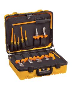 KLE33525 image(0) - Klein Tools 1000V Insulated Utility Tool Kit in Hard Case, 13-Piece