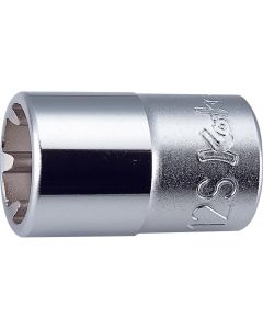 KKN4400LH-10S image(0) - Ko-ken USA 4400LH-10S 1/2 Square Drive Socket 10S Length 37 mm