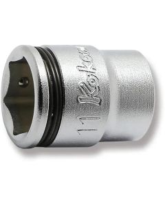 KKN2450MS-11 image(0) - Ko-ken USA 1/4 Sq. Dr. Short NUT GRIP&reg; Socket  -  11mm