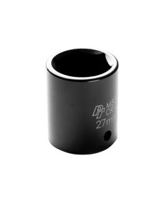 WLMM837 image(0) - Wilmar Corp. / Performance Tool 1/2" Drive 27mm 6pt Impact Socket