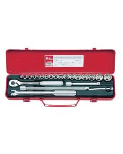 KKN3206M image(0) - Ko-ken USA 3206M 3/8 Sq. Dr. Socket set   6, 12 point   21 pieces