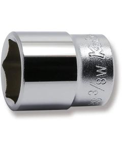 KKN3400W-3-8 image(0) - Ko-ken USA 3400W-3/8 3/8 Square Drive Socket Whitworth 3/8 6 Point Length 30 mm