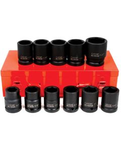 WLMM792 image(0) - Wilmar Corp. / Performance Tool 11 Piece 3/4" Drive Truck Impact Socket Set