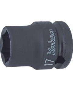 KKN14401M-23 image(0) - Ko-ken USA 14401M-23 1/2 Sq. Dr. Socket 23mm 6 point Length 38mm Thin walled