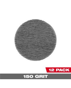 MLW48-80-6150 image(0) - Milwaukee Tool 3 Inch 150 Grit Mesh Sanding Discs with POWERGRID Tear Resistant Mesh &hyphen; (12 PK) + Pad Saver