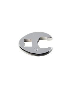 KTI27315 image(0) - K Tool International Wrench 15mm Flare Nut Crowfoot 6 Point 3/8 Drive