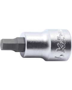 KKN3010M-38-6 image(0) - Ko-ken USA 3010M.38-6 3/8 Square Drive Bit Socket 6 mm Hex Length 38 mm