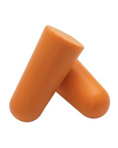 SRW67210 image(0) - Jackson Safety Earplugs - H10 Disposable - Uncorded - Orange - NRR 31 - (200 Pair Per Dispenser Box)