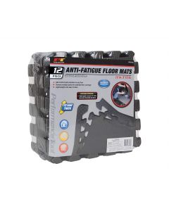 WLMW88988 image(0) - Wilmar Corp. / Performance Tool 12 Piece Anti-Fatigue Mat 12" x 12"
