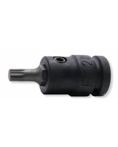 KKN14134X-58-M8 image(0) - Ko-ken USA 14134X.58-M8 1/2 Sq. Dr. Bit Socket XZN M8 Triple Square Length 58mm