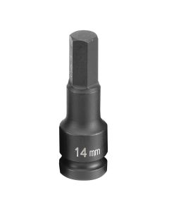 GRE2914M image(0) - Grey Pneumatic 1/2" Drive x 14mm Hex Driver