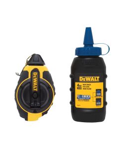 DWTDWHT47373L image(0) - DEWALT 3:1 Chalk Reel 30m/100ft with Blue Chalk
