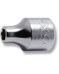 KKN3410M-5-5 image(0) - Ko-ken USA 3410M-5.5 3/8 Square Drive Socket 5.5 mm Surface Length 26 mm