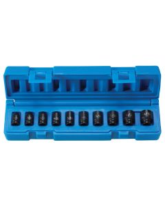 GRE9710 image(1) - Grey Pneumatic 1/4" Surface Drive 10 Piece Standard Set