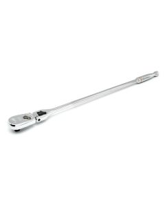 KDT81363T image(0) - GEARWRENCH 1/2 Inch Drive 90-Tooth Locking Flex Head Teardrop Ratchet 24 Inch