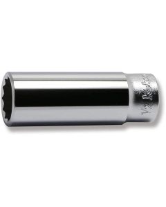 KKN2305A-1-2 image(0) - Ko-ken USA 2305A-1/2 1/4 Square Drive Socket 1/2 12 Point Length 50 mm