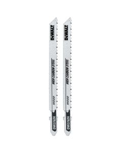 DWTDW3762H2 image(0) - DEWALT 4-Inch 10Tpi Laminate Down Cutting Hsc T-Shank Jig Saw Blade (2-Pack)