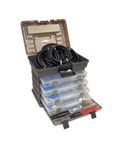SRRAC1387 image(0) - S.U.R.&R. Deluxe A/C Line Repair Kit - 47 Pieces plus 20 feet Hose