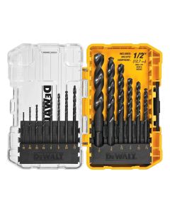 DWTDWA1184 image(0) - DEWALT Drill Bit Set, Black and Gold, 14-Piece