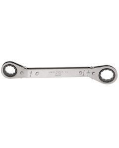 Klein Tools Reversible Ratcheting Box Wrench, 1/2 x 9/16-Inch