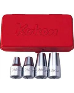 KKN4203M image(0) - Ko-ken USA 4203M 1/2 Sq. Dr. Stud Bolt Setter set M6-M12  4 pieces