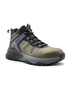 FSIA8811-13D image(0) - Avenger Work Boots Aero Trail Mid - Men's - CT|EH|SR|SF|WP|B&W - Olive / Grey - Size: 13 - D - (Regular)