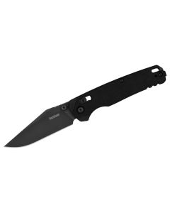 KER6106BLK image(1) - Kershaw Bel Air Clip Point Manual Folding Pocket Knife with MagnaCut Blade and G10 Handle - Black