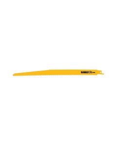 DWTDW4809B25 image(0) - DEWALT Reciprocating Saw Blades, Straight Back, 8-Inch, 14 Tpi, 25-Pack