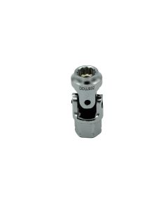 VIMDDSUJ4932 image(0) - VIM TOOLS 9/32 Inch 12-Pt Dual Drive Stubby UJ SAE Socket - 1/4 Inch X 11mm Drive