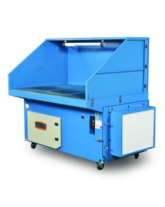BLI1017590 image(0) - Baileigh DDTM-8052-HD - 80" x 52" Heavy Duty Metal Downdraft Table Air Pulse Clean w/ HEPA Filter 5HP, 230V 3 Phase