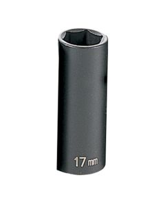 GRE1017MD image(0) - Grey Pneumatic 3/8" Drive x 17mm Deep Socket