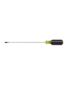 KLE601-8 image(0) - Klein Tools Screwdriver cushion-grip Round-Shank Cabinet Tip 3/16"x8"