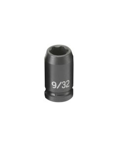 GRE909RS image(0) - Grey Pneumatic 1/4" Surface Drive x 9/32" Standard  Socket