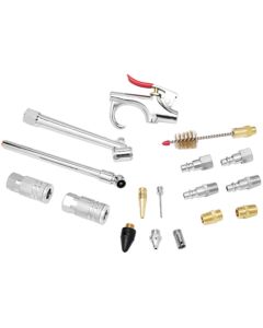 WLMM611 image(0) - Wilmar Corp. / Performance Tool 17 Piece Air Accessory Kit
