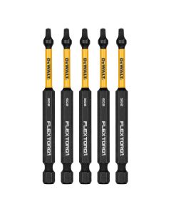 DWTDWAF3SQ2IR5 image(0) - DEWALT 3.5In Square #2 Flextorq 5Pk
