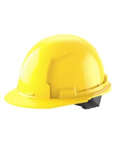 MLW48-73-1102 image(1) - Milwaukee Tool BOLT Yellow Front Brim Hard Hat w/4pt Ratcheting Suspension (USA) - Type 1, Class E