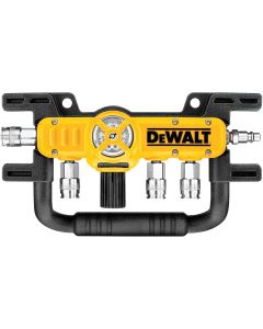 DWTD55040 image(0) - DEWALT Quadraport Air Line Splitter With Regulator