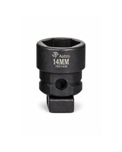 AST7831409 image(0) - Astro Pneumatic 14mm 3/8 Inch Drive Low Profile Nano Impact Socket