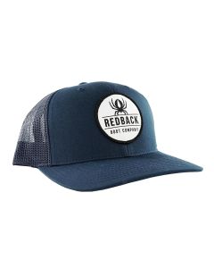 RDBHATRTNB image(0) - Redback Boots USA Retro Trucker Hat w Patch-Navy Blue