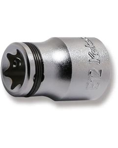 KKN3425-E122B image(0) - Ko-ken USA 3425-E12(2B) 3/8 Square Drive NUT GRIP TORX E12 Socket - Length 26 mm