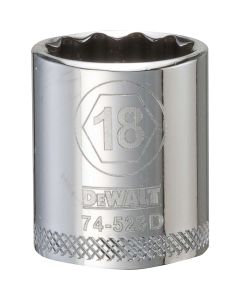DWTDWMT74523OSP image(0) - DEWALT 001Pc 38Dr Socket-12Pt-18