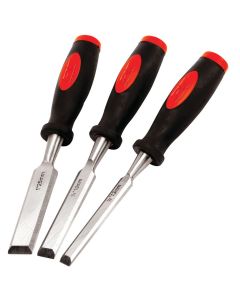 WLMW5372 image(0) - Wilmar Corp. / Performance Tool 3 Piece Wood Chisel Set