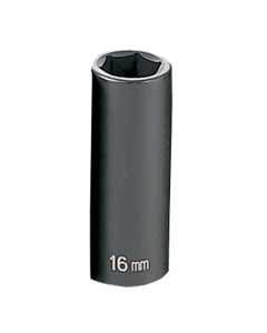 GRE1016MD image(0) - Grey Pneumatic 3/8" Drive x 16mm Deep Socket