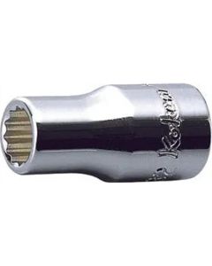 KKNAS2405A-1-2 image(0) - Ko-ken USA AS2405A-1/2 1/4 Square Drive Socket 1/2 12 Point 22 mm Aerospace