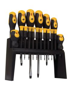 WLMW1710 image(1) - Wilmar Corp. / Performance Tool 18 Piece Screwdriver Set