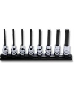 KKNRS3025Z-8-L75 image(0) - Ko-ken USA RS3025Z/8-L75 3/8 Sq. Dr. 8 Piece Z-Series TORX&Acirc;&reg; Bit Socket set TORX T20-T55