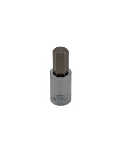 VIMHMS-15MM image(0) - VIM Tools 15mm Hex bit, Satin Chrome 1/2 inch square drive bit holder
