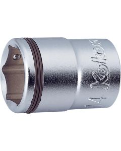 KKN3450M-22 image(0) - Ko-ken USA 3/8 Sq. Dr. Socket 22mm Nut Grip Length 29mm